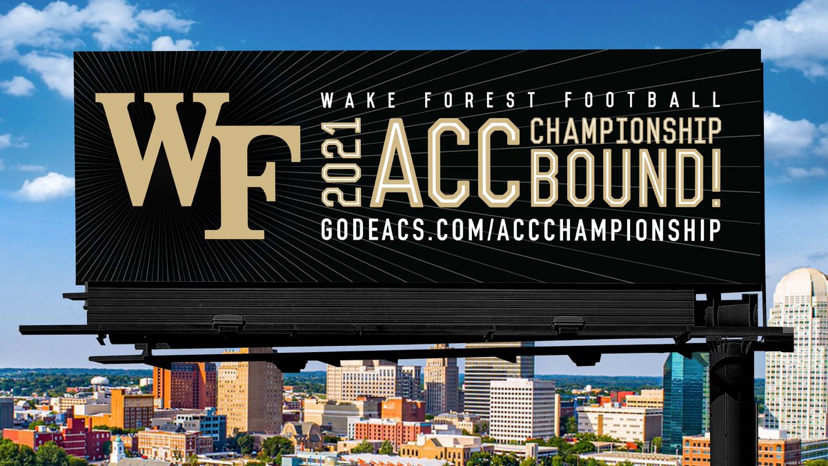 WakeFB's tweet photo. Spreading the word all across North Carolina 🏠

Deacon Nation, we'll see you in the Queen City 👑

🎩 https://t.co/uQlUkGDQiP https://t.co/swQlSezpSw
