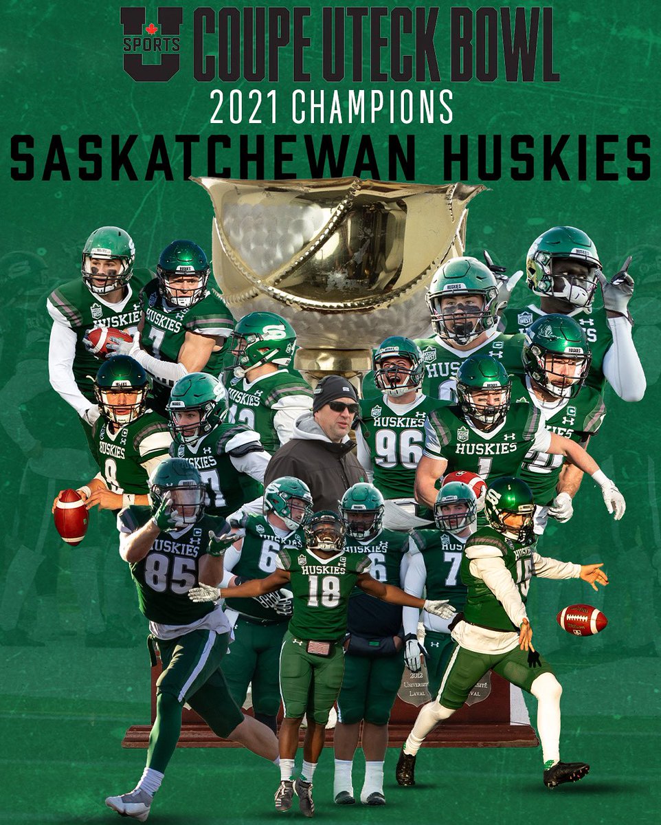 HuskieAthletics's tweet photo. Y’all thought we were finished?! 

For the first time since 2006, the Huskies are headed to the Vanier Cup!

#HuskiePride https://t.co/c2w3iatpsN