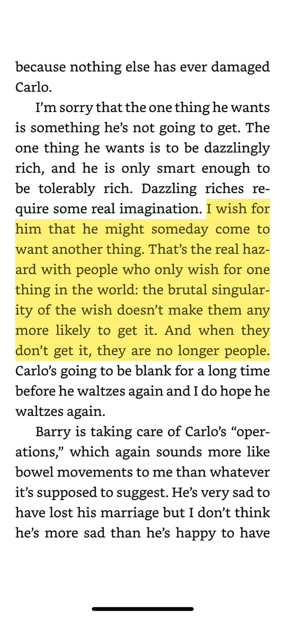 parallelperil's tweet photo. “the brutal singularity of the wish doesn’t make them any more likely to get it. And when they don’t get it, they are no longer people.” https://t.co/8yETN6k0TB