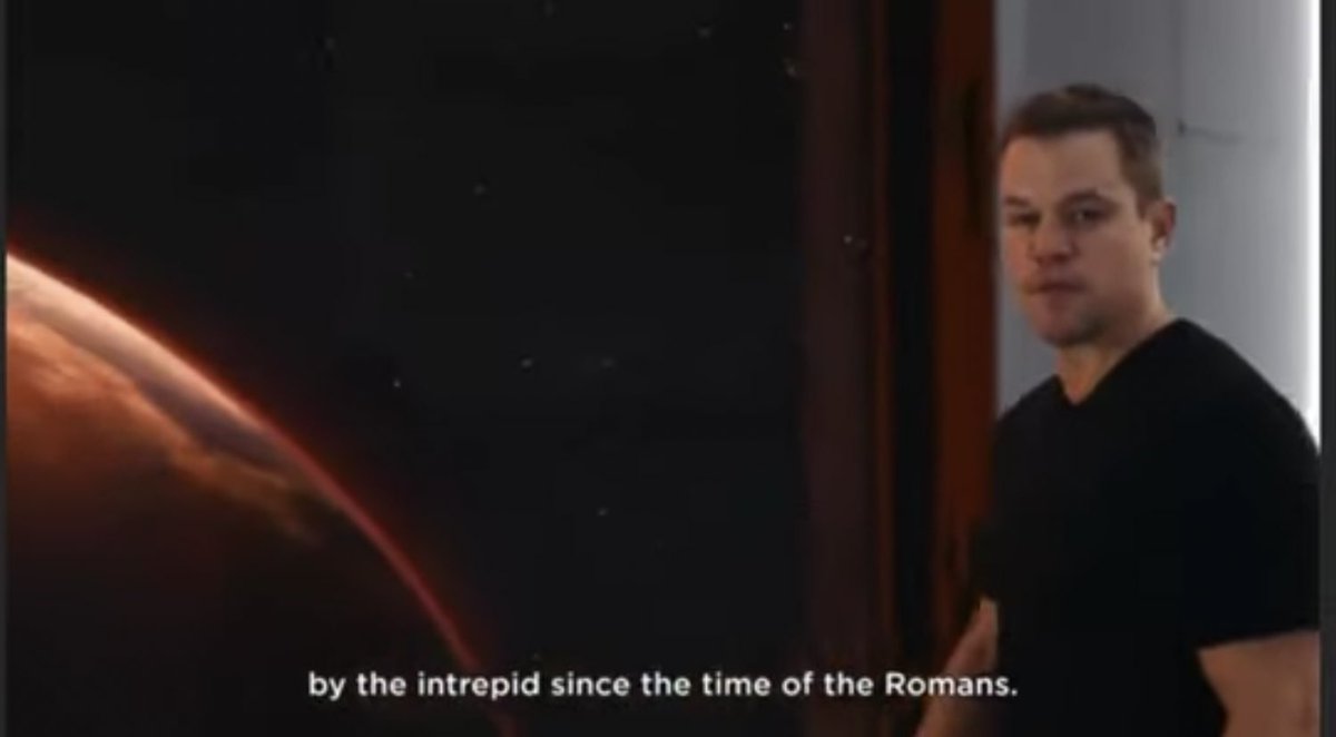 GenePark's tweet photo. scariest part of the resident evil movie was the preview trailer of Matt Damon comparing the ambitions of the Roman Empire to getting into crypto. i do not understand the manic hyperbole from that space https://t.co/PeOOt4MYQn