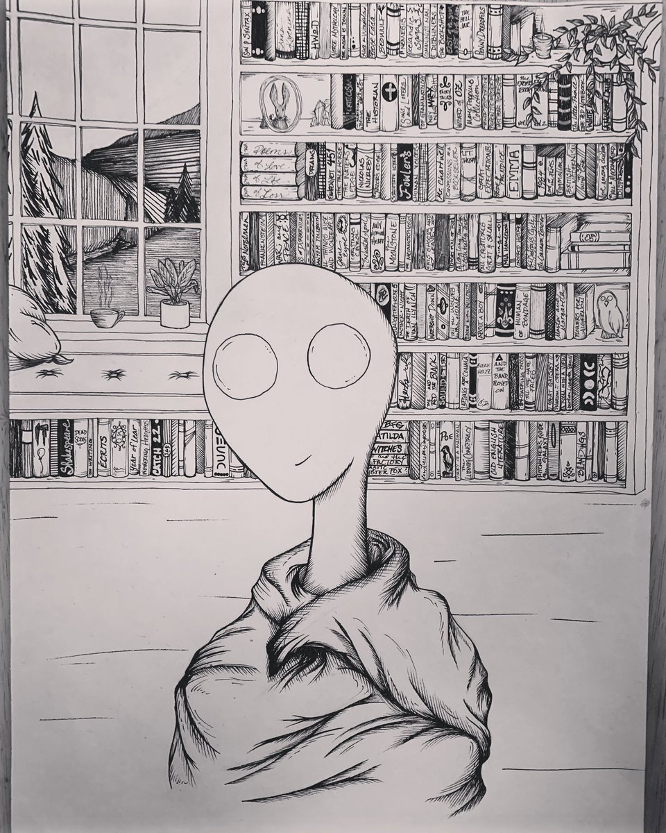 SSnarkapuss's tweet photo. Holy bat crap. Why did I draw a WALL of books?!? Why. Never again a whole wall. Absolutely ridiculous. And an entire Saturday. 😳😬🤣 https://t.co/uTQBHhuM5G