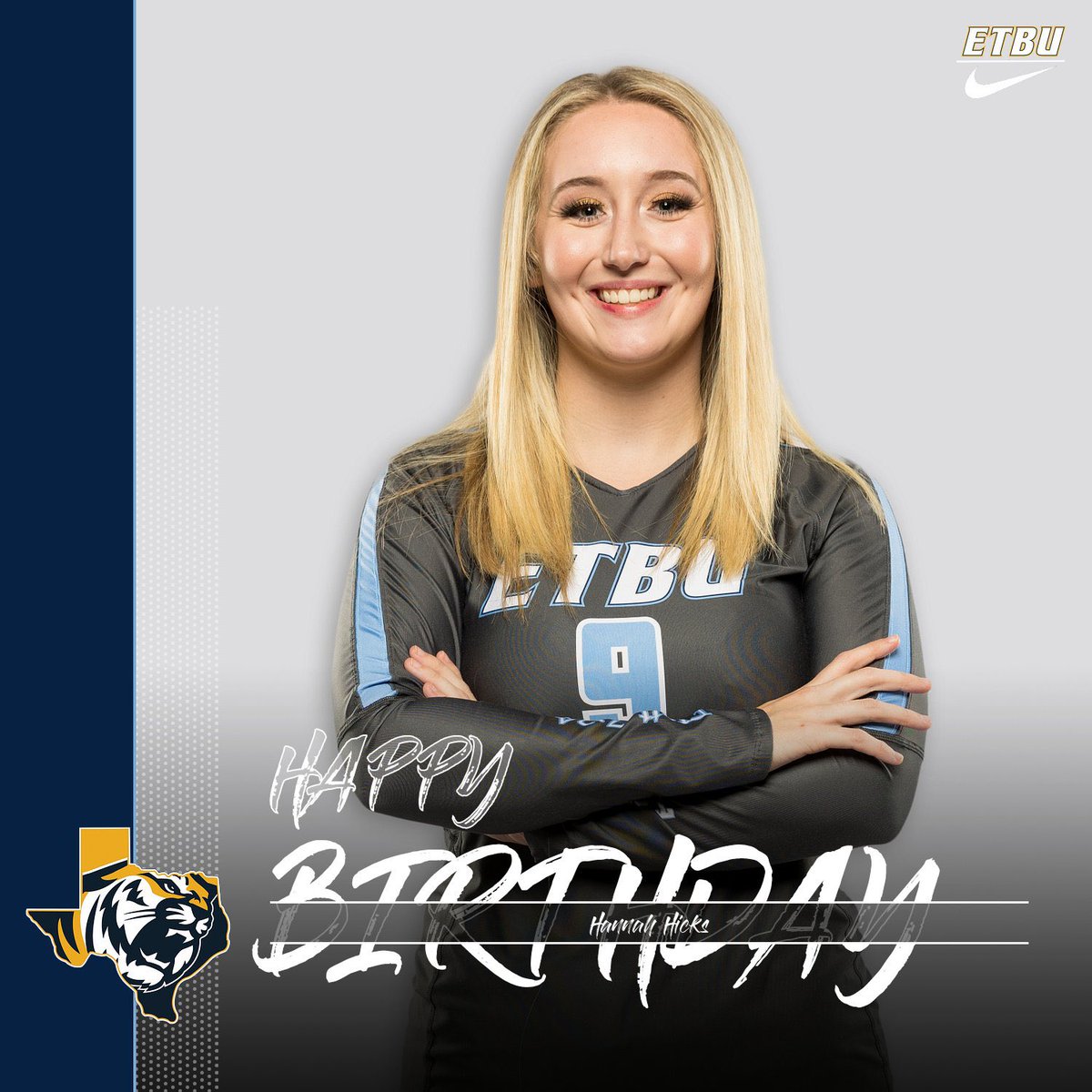 Happy birthday to the very beautiful @_hannahdonn_  May your day be at least half as amazing as you! 🎂💙🐯 #AcrobaticsAndTumblingFamily #TigersRipEm