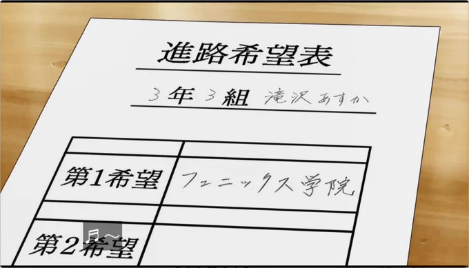 第一志望しか書いていないの、あすか先輩らしい覚悟だ

めっちゃ良い話だった…
#precure 