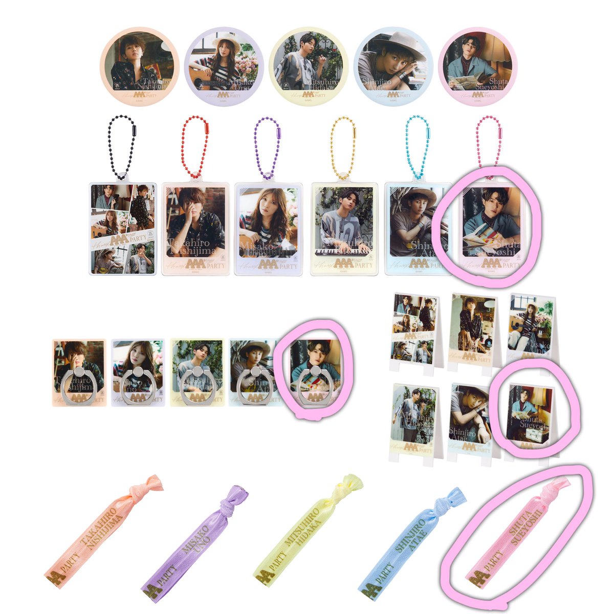 shu_aaa23's tweet photo. 交換お願いします🙇‍♀️

カプセルトイ
譲→宇野ちゃん缶バッジ
求→2枚目の丸のついてる秀太くん

ソースかつ缶バッジ
譲→紫
求→ピンク

たこ焼きけんぴステッカー
譲→キラキラステッカーの與くん
求→キラキラステッカーの秀太くん

#AAA
#AAAグッズ交換
#AAADOMETOUR15thANNIVERSARYthanxAAAlot https://t.co/UeGhFB2MNm