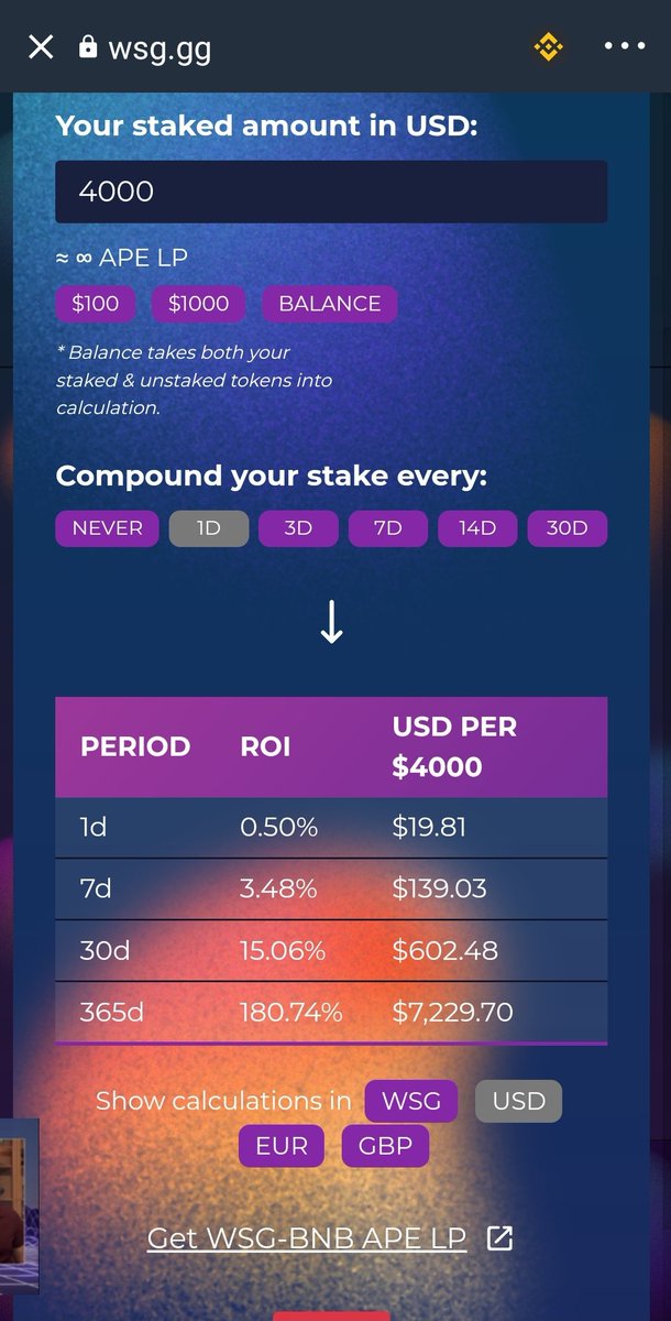 JJ98347142's tweet photo. @MARCIANOPHONE Mira el Staking de WSG 💫 🔥.  https://t.co/RXJsJfhnKG check cuanto recibes si pones los $4,000. Pero puedes poner lo que tu quieres. https://t.co/DgudQC5fnU