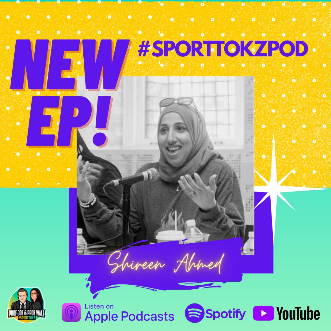 SportTokz's tweet photo. New Episode Alert! 🎧🎙
Listen Now: https://t.co/X6gUqsAk7P

This week, we had the privilege of speaking with Shireen Ahmed!

We discussed her time as a journalist as well as how important representation is. This in-depth conversation is one you don't want to miss! https://t.co/8OzHXsMjz3