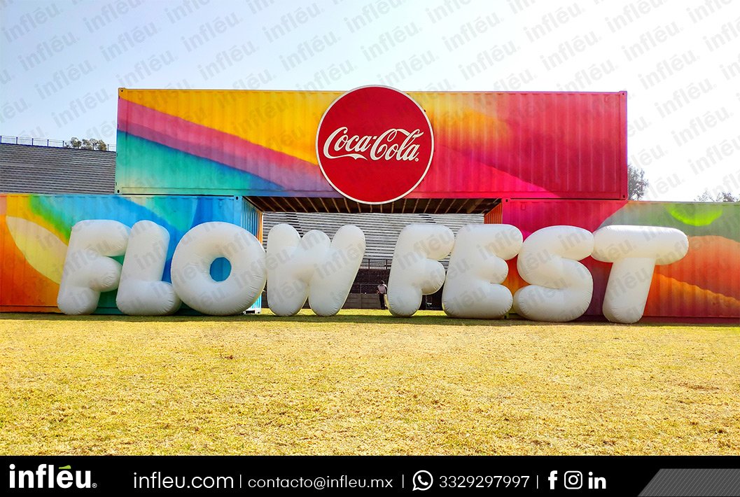 bojorqueza's tweet photo. https://t.co/1R6ldzi5aQ presente en el #CocaColaFlowFest21 con la fabricación de sus icónicas letras inflables iluminadas. Gracias por la confianza. https://t.co/He5GhitVM8 https://t.co/3plqRNJYLi