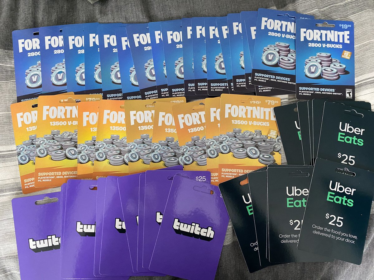 RichHomieQu1nnn's tweet image. All these gift cards to giveaway 👀 which one do you guys want? Reply and I’ll send a couple out
