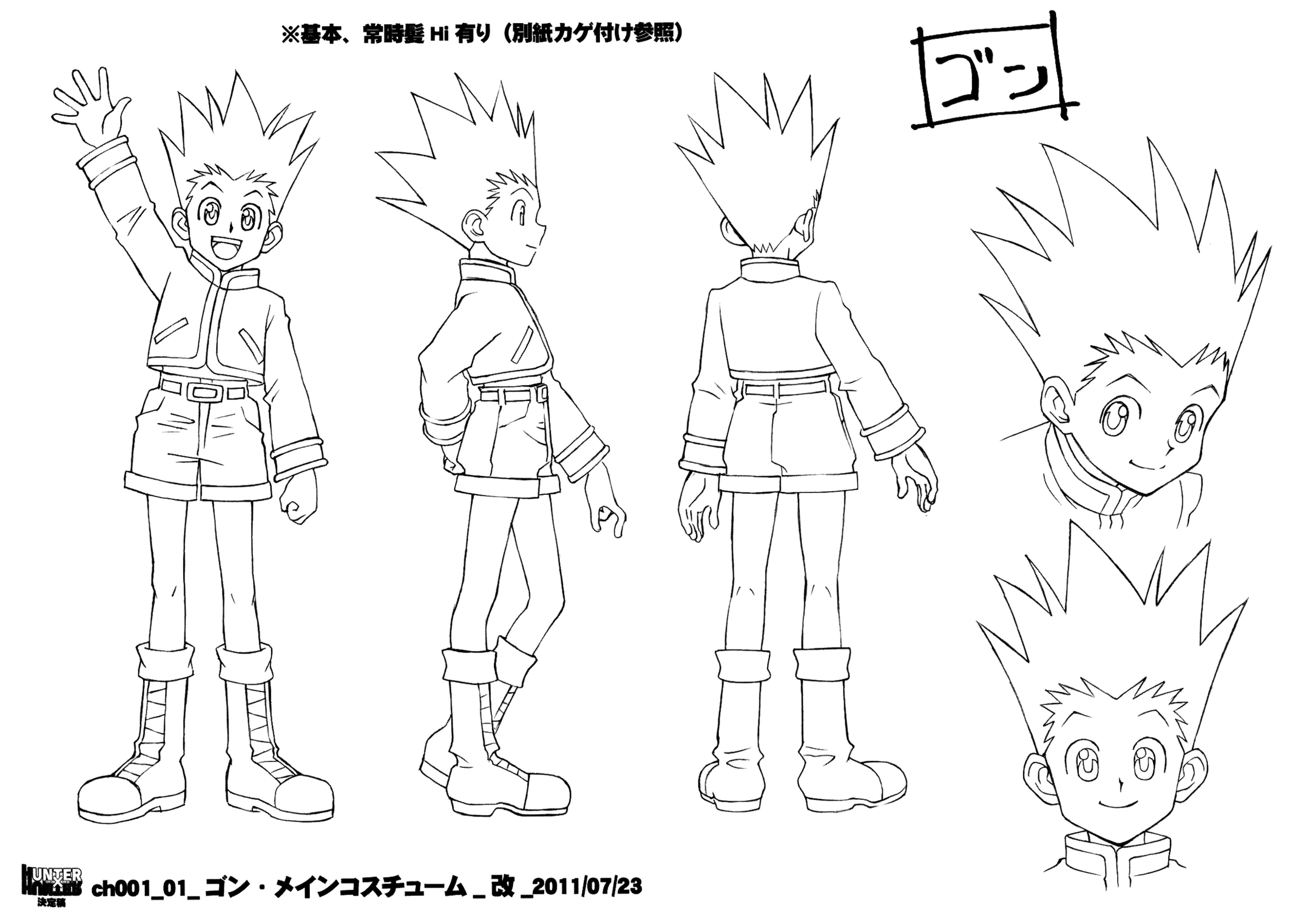 Settei Dreams on X: Color designs from Hunter x Hunter (2011).  #hunterxhunter #ハンターxハンター #hxh #settei #設定 #modelsheet #anime #conceptart  #charactersheet #characterdesign #lineart #design #animation #colordesign   / X