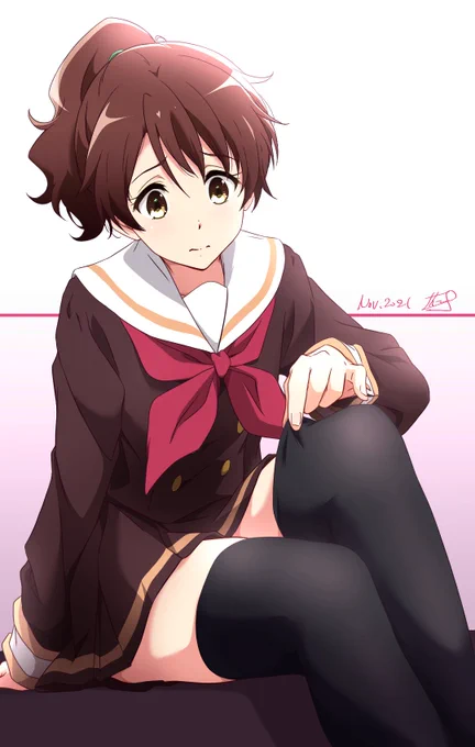 #いいニーハイの日
チャレンジガール✨ 