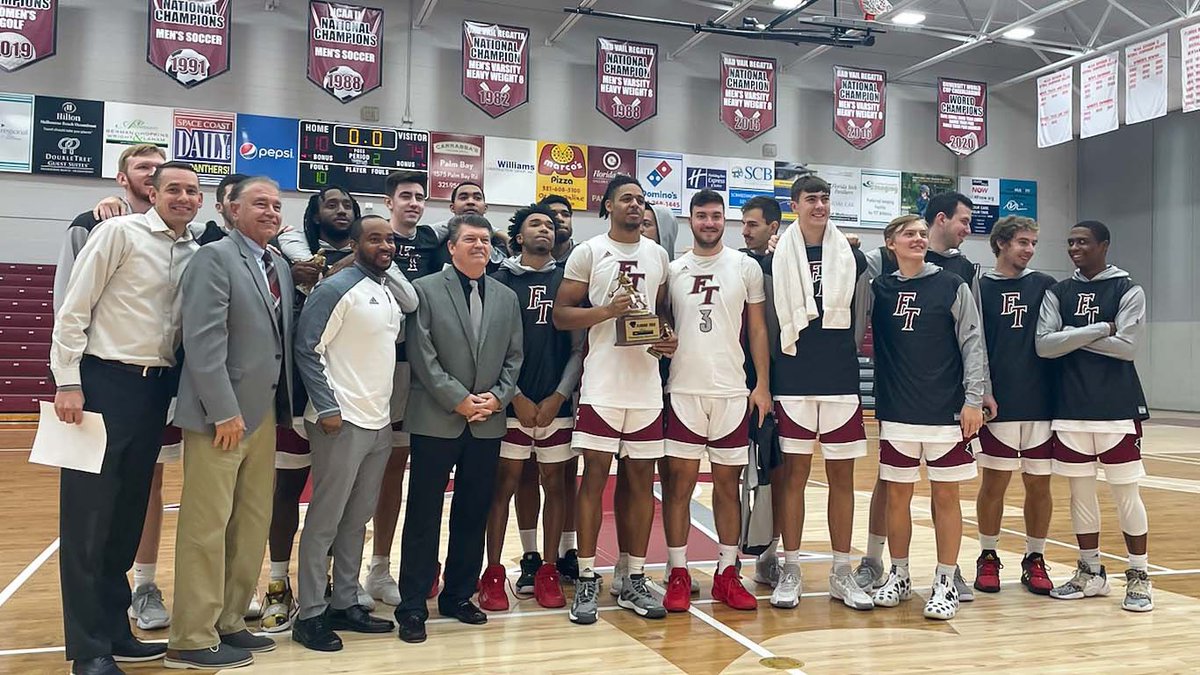 FloridaTechMBB's tweet photo. Your 2021 Erdman Automotive Thanksgiving Tournament Champions! https://t.co/Rl64oZ74Mp