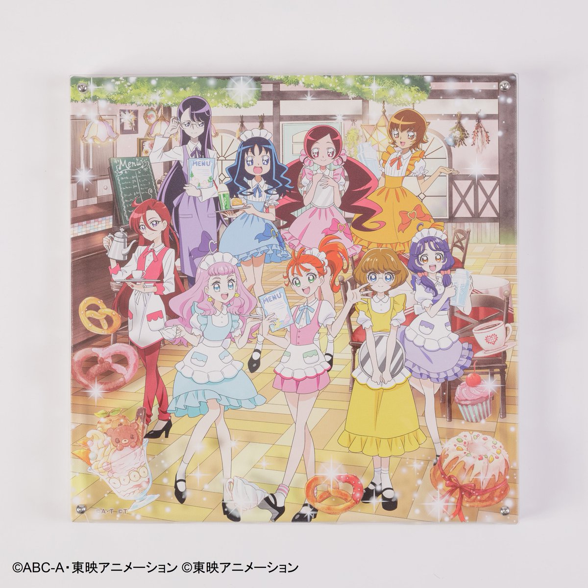 プリキュアレイヤードグラフ』が予約受付中！ キャンパスとアクリルで