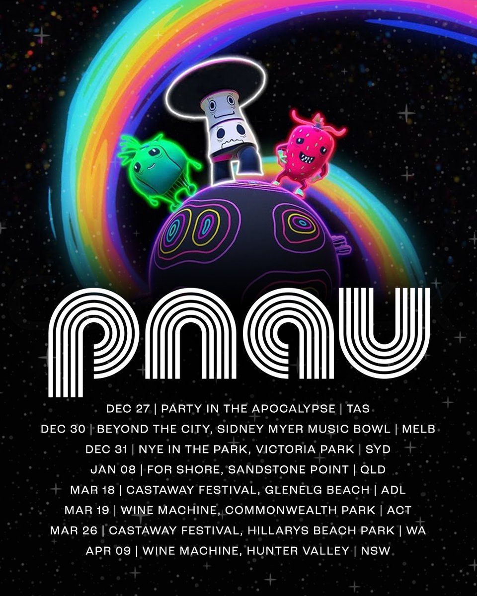 lab78official's tweet photo. Upcoming tour dates for @pnau! Which one will you be you going to? 🙏⚡️ https://t.co/v8hfsIzQzR