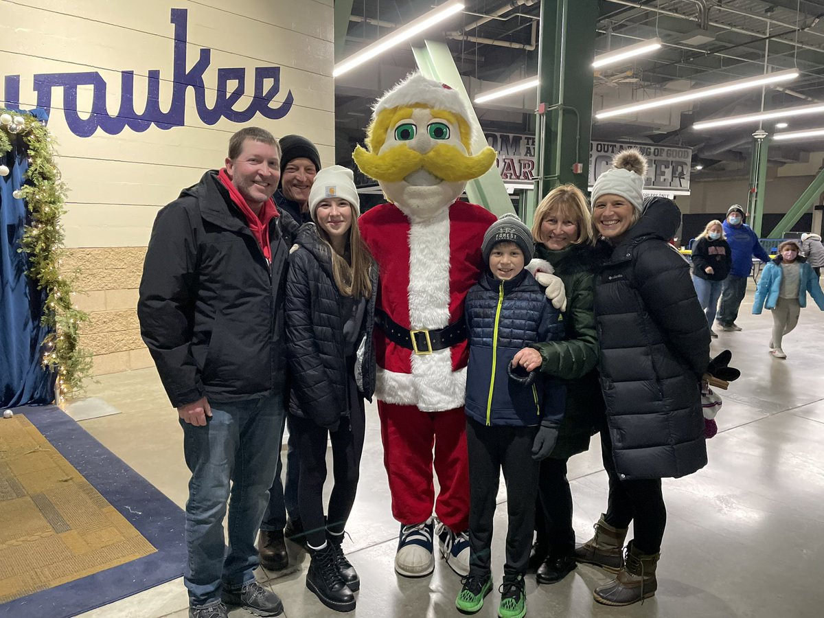 Had fun telling <a href="/Bernie_Brewer/">Bernie Brewer</a> all our Christmas wishes