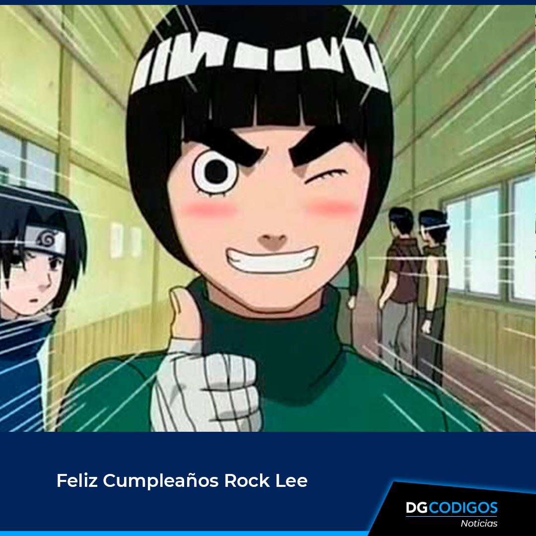 dgcodigos's tweet photo. Hoy esta de cumpleaños uno de los grandes ninjas de la aldea escondida entre las hojas
Feliz Cumpleaños RockLee
#RockLee #Naruto #Ninja #Taijutsu #Dgcodigos #aniversario https://t.co/bhstmzuF90
