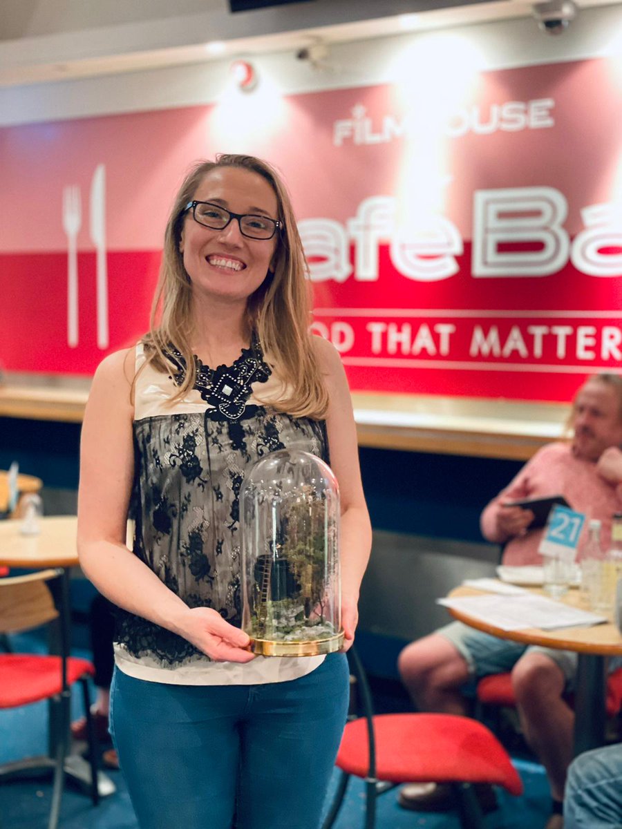 MsLizStrange's tweet photo. The dragons would like to thank @FilmAccess_Scot for this 1.5 Degree Climate Challenge Film Award
Was a great night of films at @Filmhouse, & 2 more people signed my petition! Stunning award made by artist Deniz Uster. @media_education #90secondclimatefilms #AreYouIn #dragonsden https://t.co/3LkOERZb16
