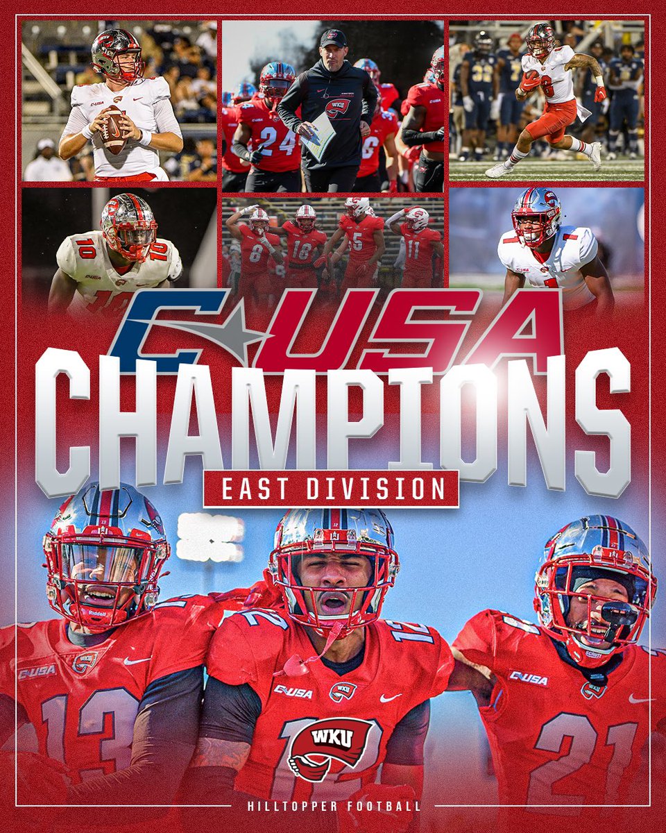WKUFootball's tweet photo. WE’LL SEE YA FRIDAY NIGHT IN SAN ANTONE!! 🤩

#GoTops | #ChampionsClimbHere https://t.co/mAjg8CQvhM