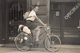 RTESunMisc's tweet photo. Few people have travelled so far and so lightly on the earth as Dervla Murphy. Never having owned a car, she has happily cycled the world, whilst living a simple, no frills life in Ireland. She would be a fitting symbol for the new world we seek..." Clare O'Grady Walshe, next https://t.co/nkrKsWM06g