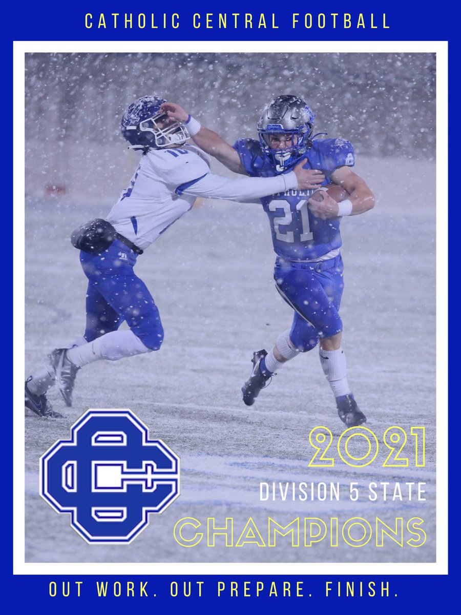 Grand Rapids Catholic Central Football 🏈 (@grcc_cougarsfb) on Twitter photo 🚨🚨FINAL from Ford Field🚨🚨
Catholic Central 31
Marine City 7
The Cougars are 3 time defending MHSAA State Champions!
💍 🏆 season baby!!!
It’s a great day to be a Cougar!
<a href="/TheD_Zone/">The D Zone</a> <a href="/FOX17Blitz/">FOX 17 Blitz</a> <a href="/WOODTV/">WOOD TV8</a> <a href="/13OYSL/">13 On Your Sidelines</a> <a href="/MLiveSports/">MLive Sports</a> <a href="/Snooze2you/">Snooze2you</a> 🚨🚨FINAL from Ford Field🚨🚨
Catholic Central 31
Marine City 7
The Cougars are 3 time defending MHSAA State Champions!
💍 🏆 season baby!!!
It’s a great day to be a Cougar!
<a href="/TheD_Zone/">The D Zone</a> <a href="/FOX17Blitz/">FOX 17 Blitz</a> <a href="/WOODTV/">WOOD TV8</a> <a href="/13OYSL/">13 On Your Sidelines</a> <a href="/MLiveSports/">MLive Sports</a> <a href="/Snooze2you/">Snooze2you</a>
