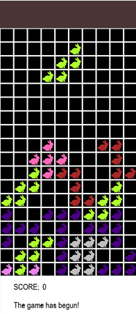RabbitMatchGame's tweet photo. (FYI: Bunnies make everything better, but nothing can alleviate the unwanted unfun stress that is using pentonimoes in a #Tetris engine...

...For now)

Delusional <=> Hopeful 

(Creative process defined)

#GameDev #WeirdRectangleVariantNext #GodotEngine #HashtagOverkill https://t.co/nbNKmwiFUT