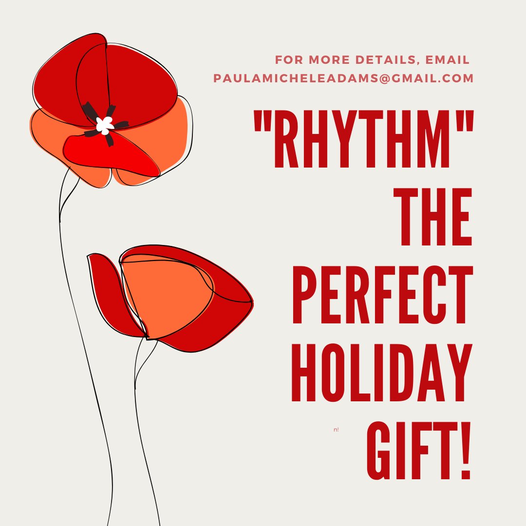 PMAdamsAuthor's tweet photo. The #book #Rhythm is a #perfect #gift for all this #holiday #season For more information on how to purchase, go to https://t.co/TClqipf8O5 #positivequotes #paulamicheleadams https://t.co/vdrfSG6xlN