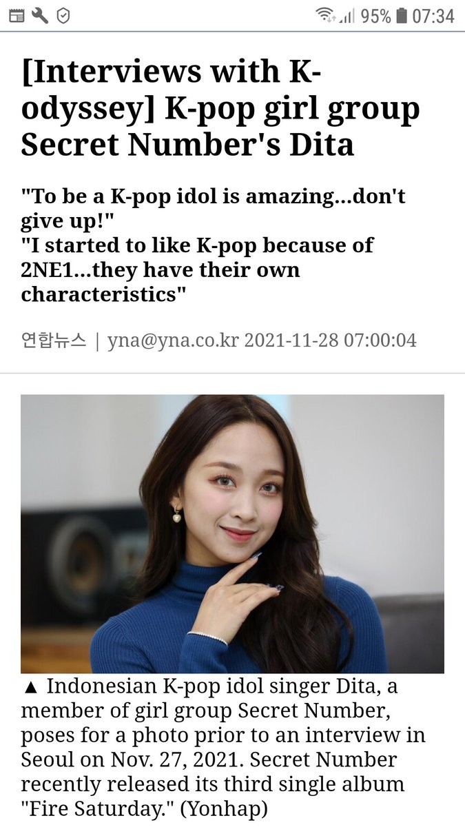 SNProtector's tweet photo. [Interviews with K-odyssey] K-pop girl group @5ecretNumber 's Dita

https://t.co/d7dJf4eeDz https://t.co/hdc3NgkGG9