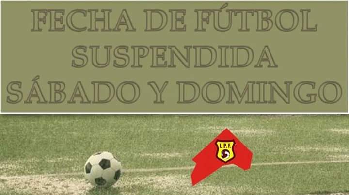 La cantidad de milímetros caídos en nuestra ciudad, obligaron a la Liga Pringles de Fútbol, en común acuerdo con los clubes que la integran, a suspender las actividades deportivas del fin de semana.