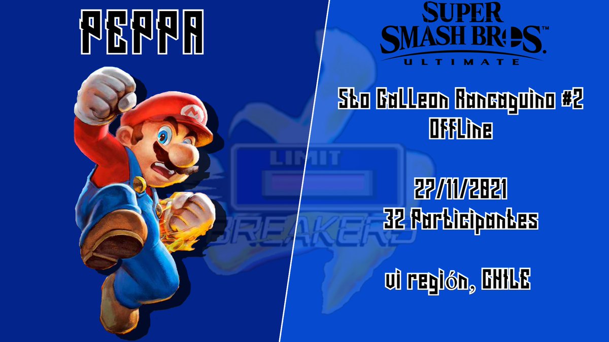 lmbsmash_gg's tweet photo. Resultados LMB en el torneo de hoy, Galleon Rancaguino #2!
@EOmorbido 5to 🐷🔥
@Hikarii_SSBU 25th ✝️🧛♂️
Felicidades cabros por el buen desempeño el día de hoy, nos dejan mas que contentos y sigan demostrando poco a poco su gran nivel
#GoLMB #BreakTheLimits https://t.co/VjBljnknC5