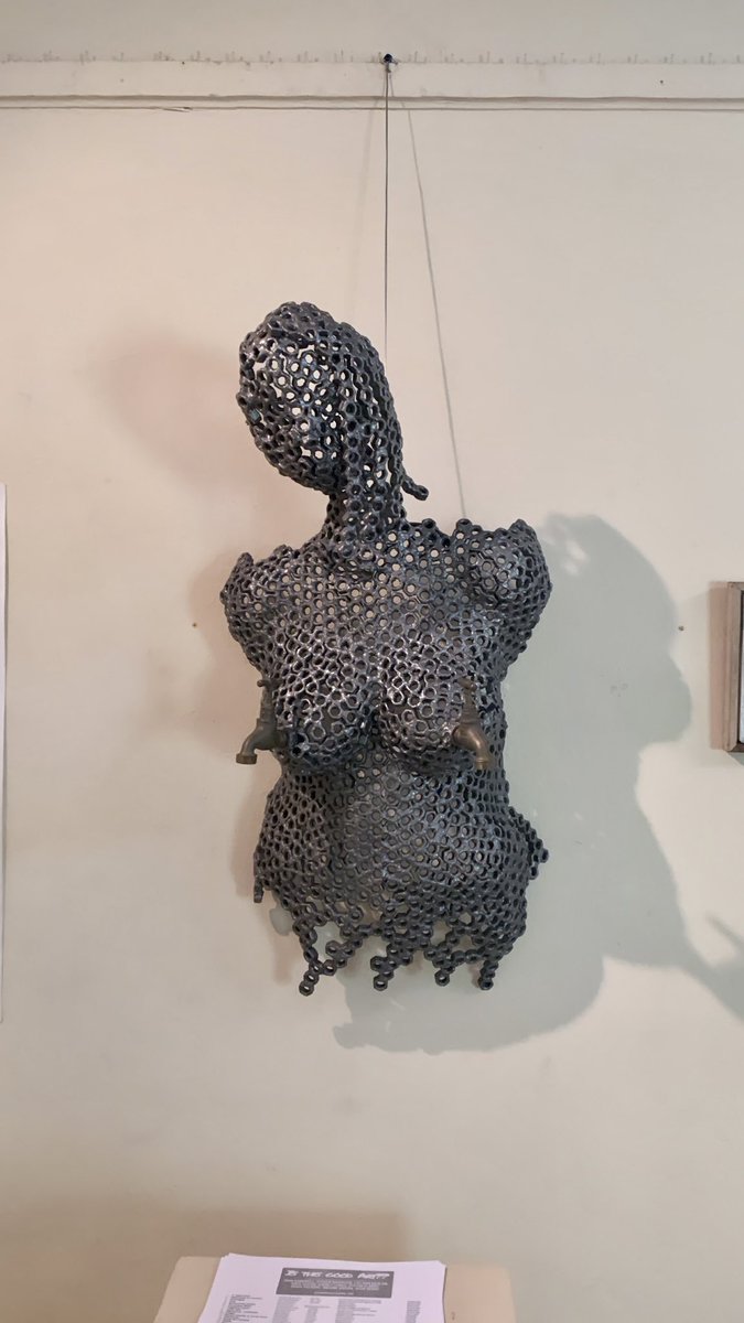 EmaniTheStylist's tweet photo. I’m an artist because I’m a believer of Art.
Today I visit the group exhibition “Is this Good Art?”
Go follow and support the amazing Artist @idrisveitch 💫
IG: #shegries
#art #exhibition #inclusivity #kingston #jamaicanartist #allarewelcome #gallery #blacktranscreatives https://t.co/yBp1aTt2C8