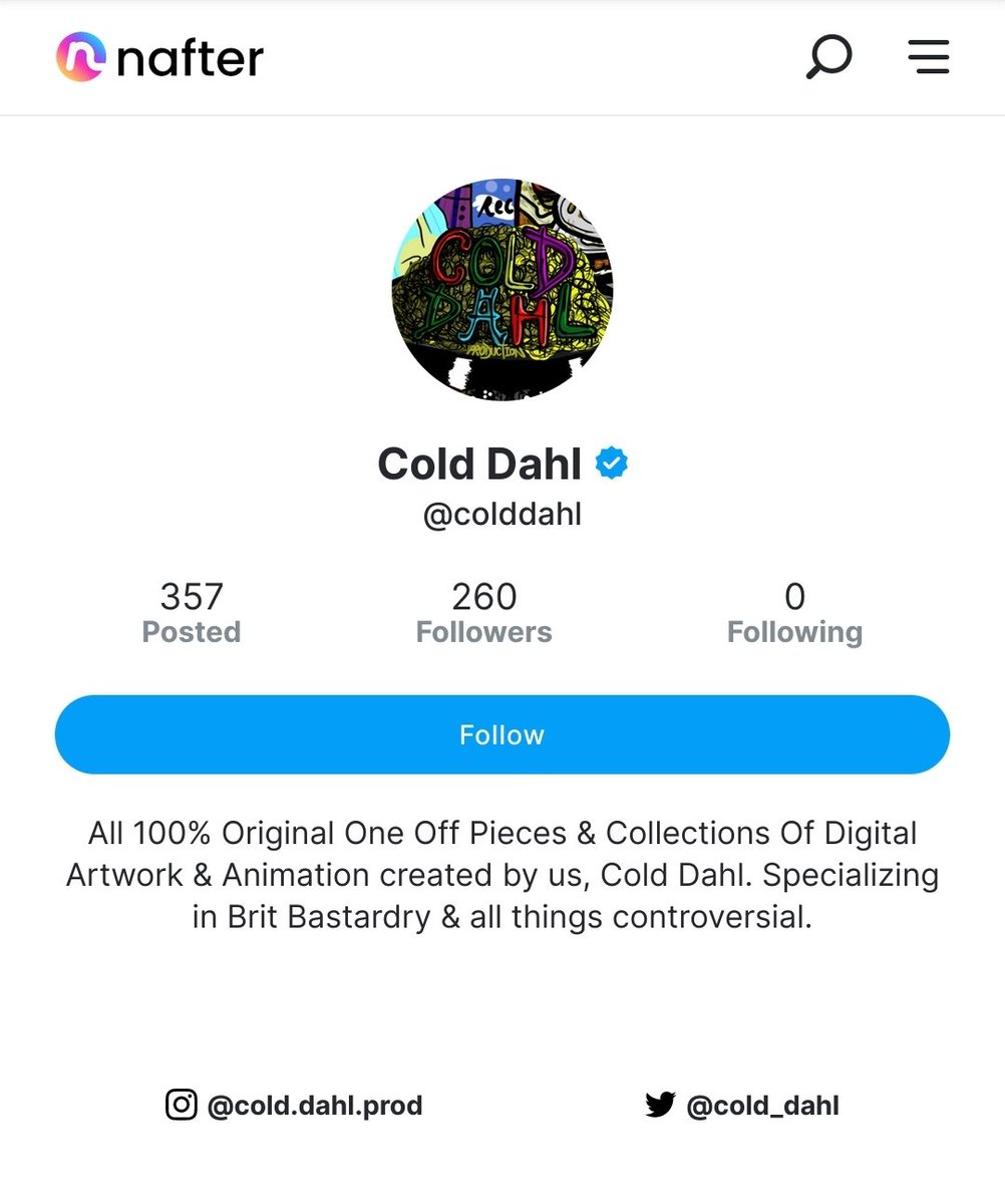 Nafter (@nafterapp) on Twitter photo Congratulations <a href="/cold_dahl/">The Unit Anime by Cold Dahl</a> for receiving your #nafter verification!
At Nafter, we recognize and appreciate the work achieved by promising artists.
The link to his latest work is provided below 👇
app.nafter.io/detail-post/61…
#NFTartists #NFTmarkerplace #nft Congratulations <a href="/cold_dahl/">The Unit Anime by Cold Dahl</a> for receiving your #nafter verification!
At Nafter, we recognize and appreciate the work achieved by promising artists.
The link to his latest work is provided below 👇
app.nafter.io/detail-post/61…
#NFTartists #NFTmarkerplace #nft