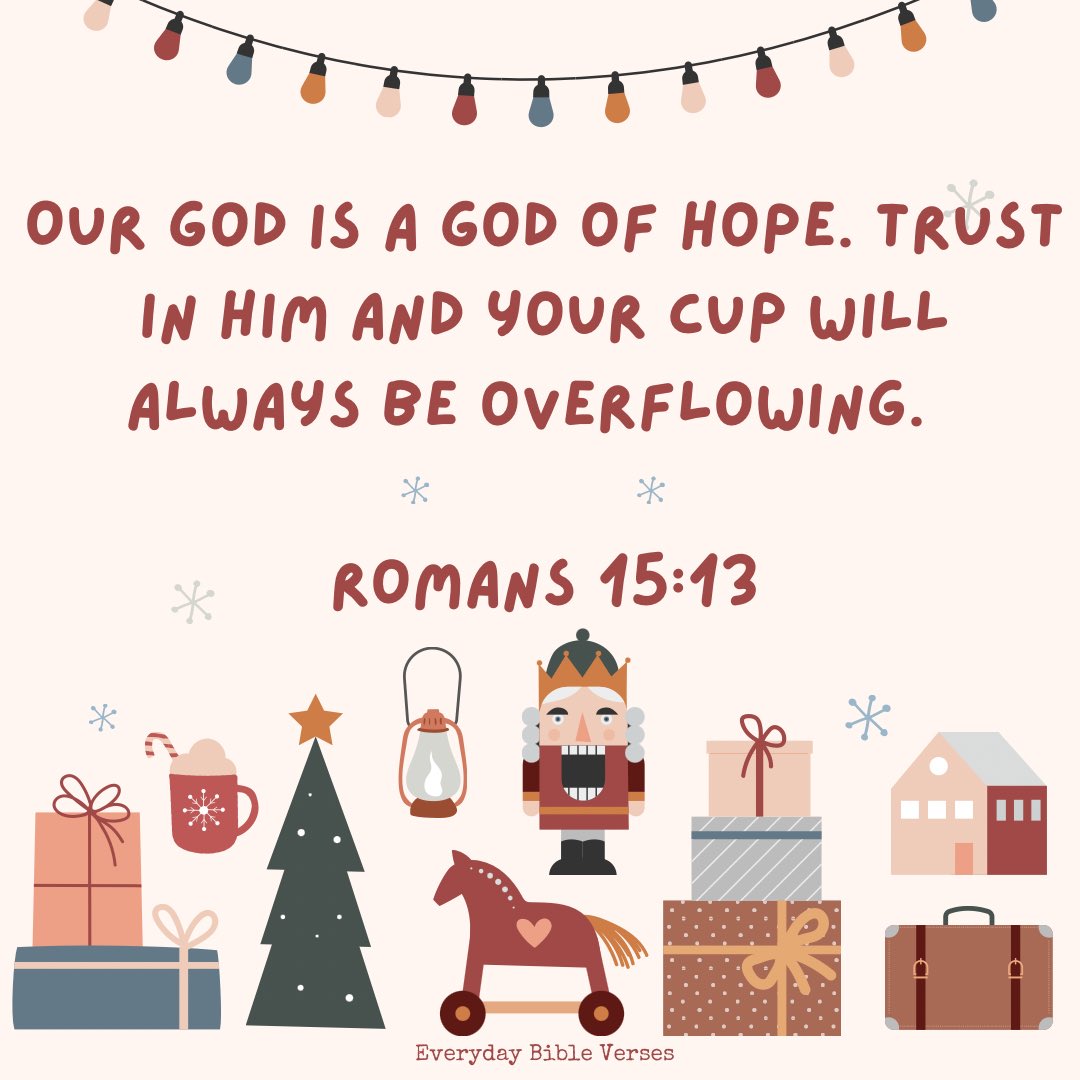 EverydayBibleV's tweet photo. Romans 15:13 https://t.co/408sEFgUaz