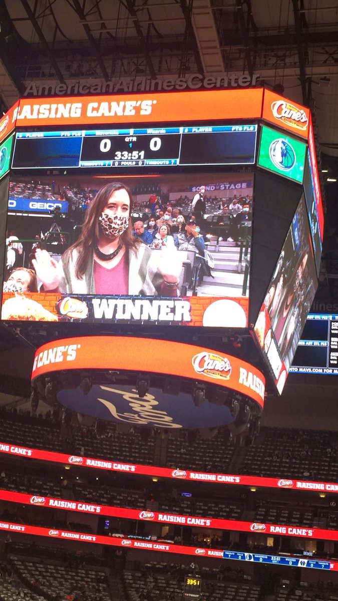 SherrillSmith2's tweet photo. Youngest daughter wins rock, paper,  ✂️ on the big screen. https://t.co/2cednfPP6s