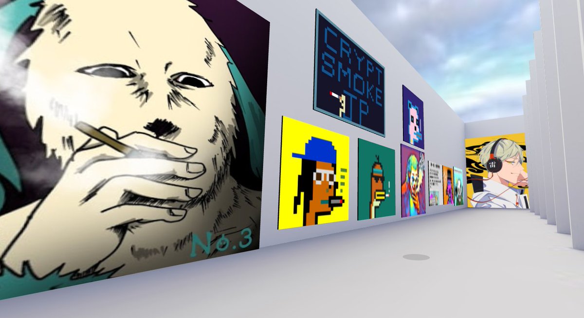 【拡散希望ｗ】

皆様のおかげで、NFTを始めてから2か月弱、530点程のNFTが集まりました！

今後は、下記２つの美術館をメインに運用していきます！（他にも3つ有）

是非ご覧下さいｗ

★Blue Sky Museum★：
oncyber.io/exhibits/sroh6…

★Castle under the blue sky★：
oncyber.io/exhibits/PBwkp…