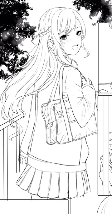 進捗です。今回の漫画は甘菜ちゃんです。 