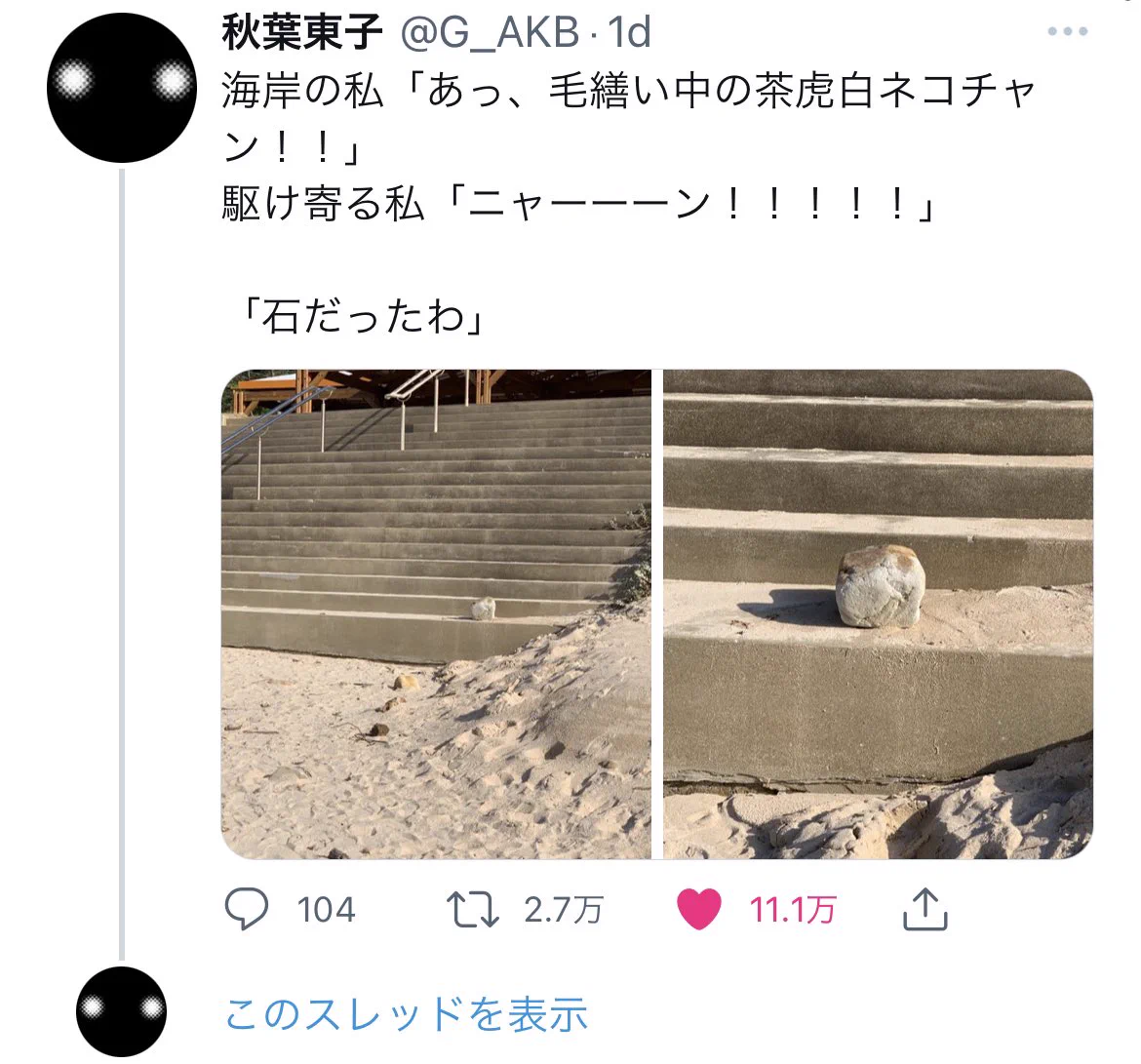 @ampersand_xyz 最近石多いですね笑笑 