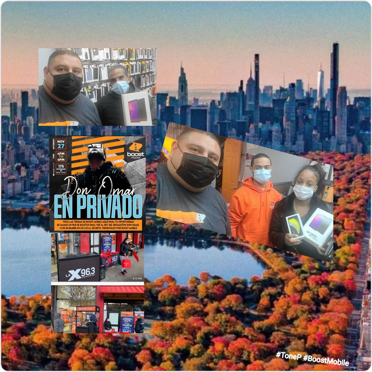 Boost_TonyP's tweet photo. It went down today @ Mobitel #DyckmanSt #UptownNYC Univison LA X 96.3 FM represented today | Don Omar private concert series radio event | #ForTheCommunity | Ticket winners walking with Boost Mobile service #MadeTheSwitch to Boost | #FreeInternet #BFWeekend 2021 @MobitelNY https://t.co/Y6dTl5pOt9