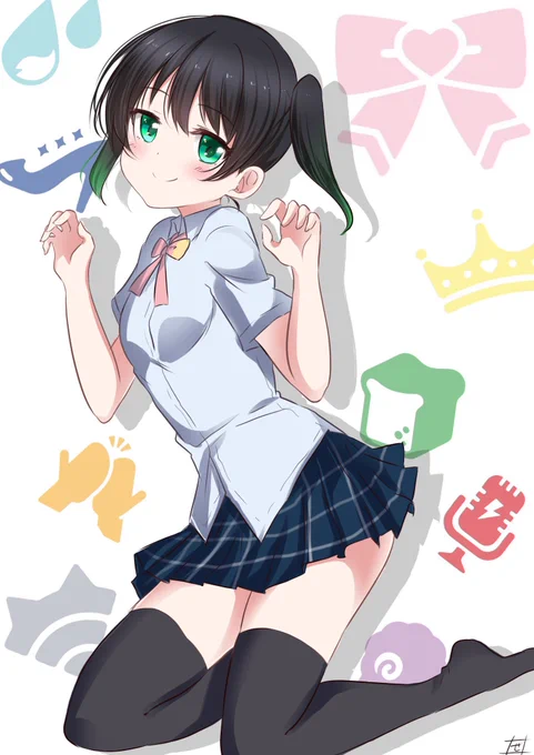 #いいニーハイの日
ニーハイすこ🥰 