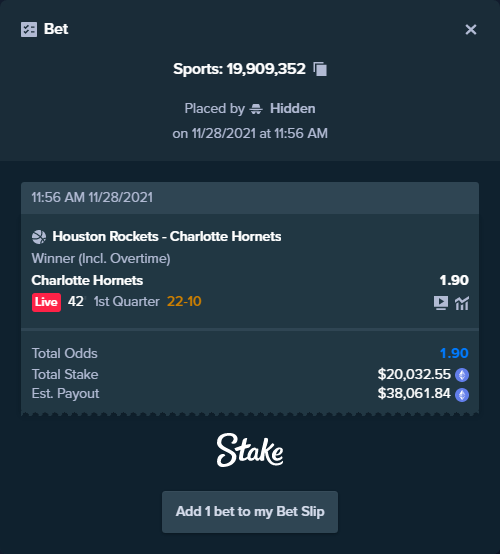 Stake High Roller tweet media