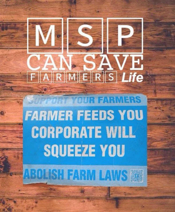 RT @NavJammu: MSP is minimum wage for farmers. #OnlyMSPCanSaveFarmers
#FarmersProtest https://t.co/zkyWMDOiXU
