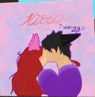 ChibiNekoMew's tweet photo. Made some vr art 🥰and givin everyone a heart https://t.co/UZwaol5Cww