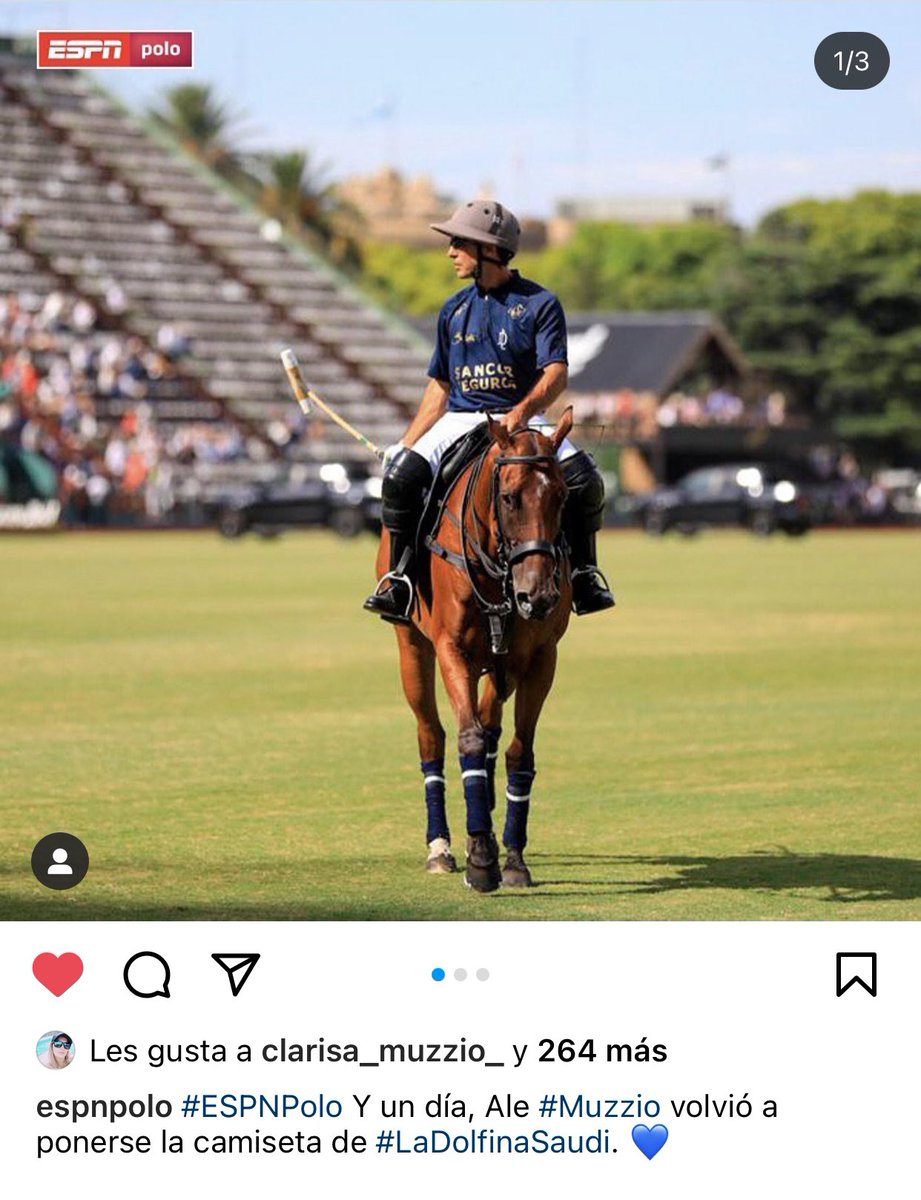 El único marplatense que juega alto handicap. Desde chiquito taqueando en Parque Camet a jugar con lo mejor del polo mundial. Te felicito hermano!