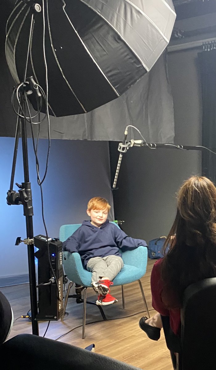 Best interview ever!  Had so much fun at @peabodytv_ What a sweetie!  He looks like a young @edsheeran huh? We are filming for #peabodyPrep #remotelearning academy for @PeabodyPublic @higginshawks #distancelearning #virtualeducation #virtuallearning #remoteteaching @wbz