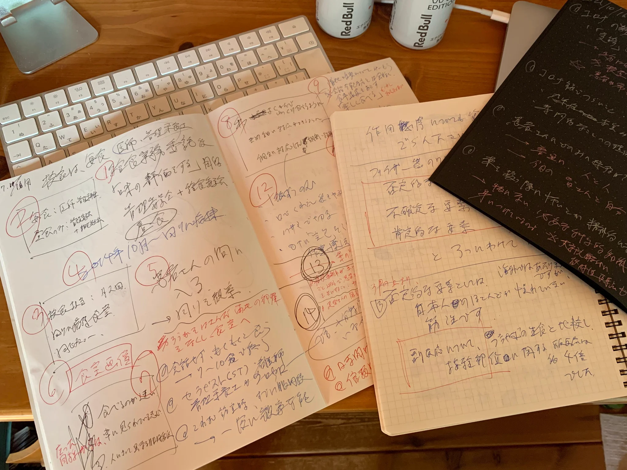 @dLTVcQ0f9ghW3GA 1⃣まず紙・ノートに書き出す
2⃣スライド1枚を　□　で表現しそこに表示する内容を書き話す言葉と切り分ける
3⃣絵コンテを並べるように2⃣の　□　の順を決める
4⃣初めてパソコンに向かう
ここまでを1ヶ月以上前までに済ませる
5⃣何回も練習（スマホで自撮りする）
アニメーション・エフェクトは最後 