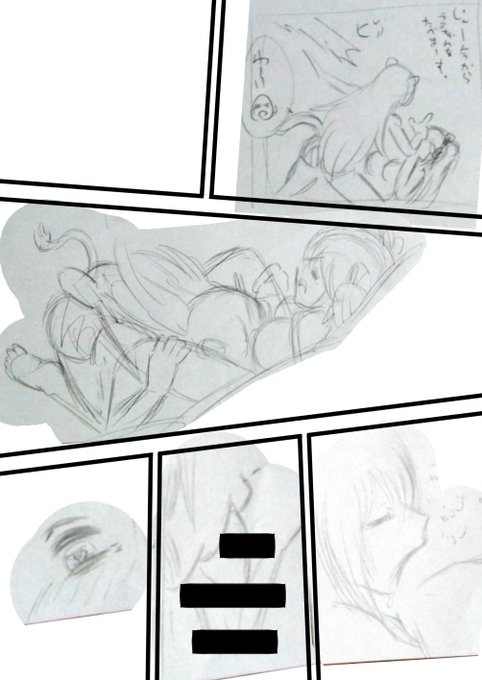 最近描いてるsslam漫画。ページ単位で下書きしないで、描きたいパーツを作って、後からコマにハメこむという味変をしてみてる…なんか楽しいから! 