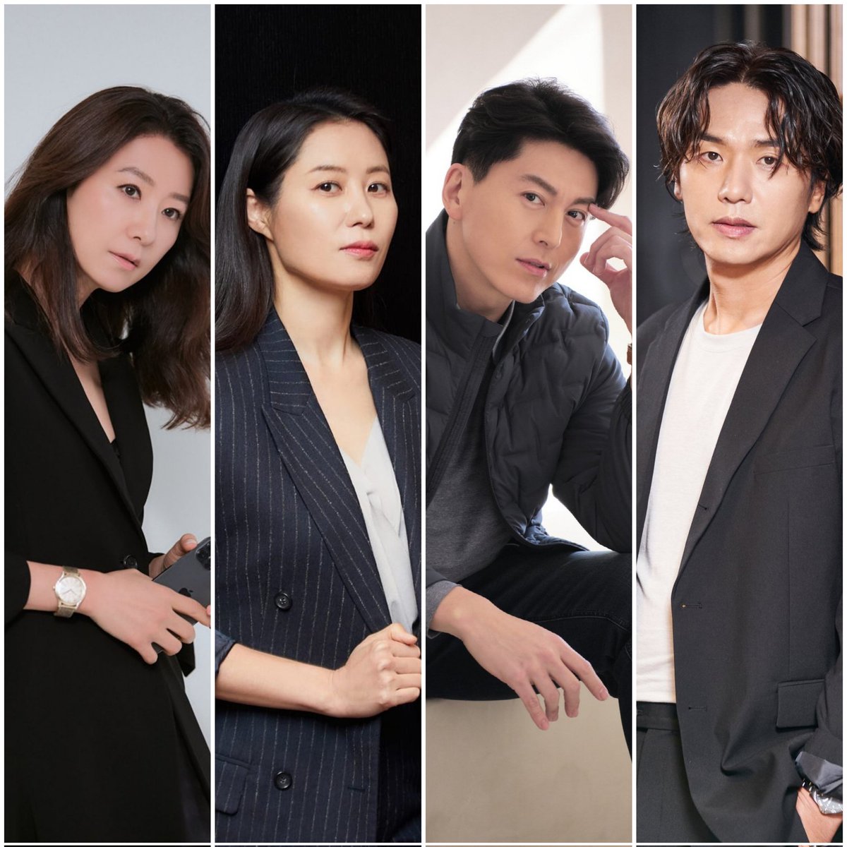 The line up of #QueenMaker (Netflix, 2022) 🔥🖤

#KimHeeAe #MoonSori #RyuSooYoung #KimTaeHoon