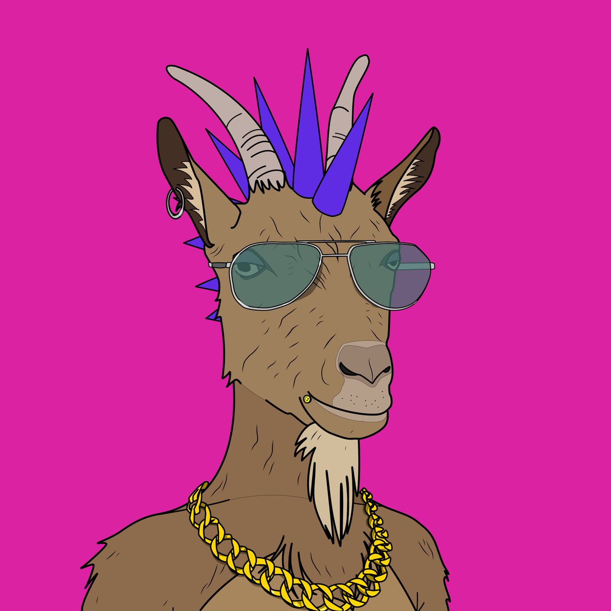 Just picked up my first Goat! 
#GOATtribe #CNFTCommunity #ADA <a href="/adaGOATS/">GOAT Tribe 🐐</a>