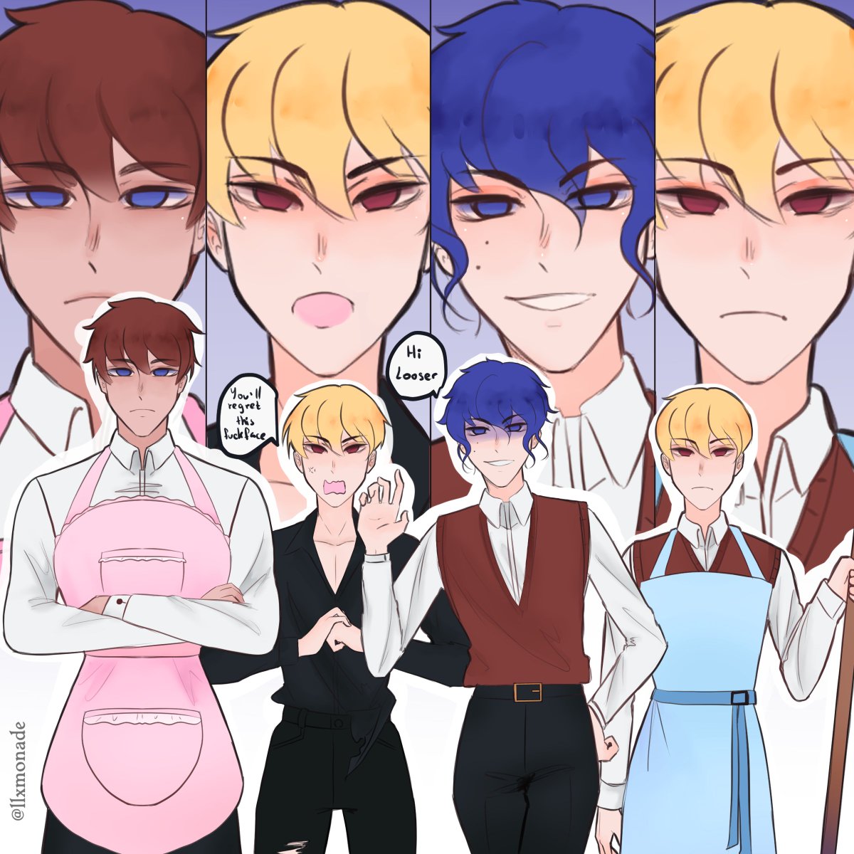 llxmonade_'s tweet photo. Little low effort comic I last posted on ig (☞ﾟ∀ﾟ)☞ / end of the art dump! https://t.co/TUN2ARU1Xz