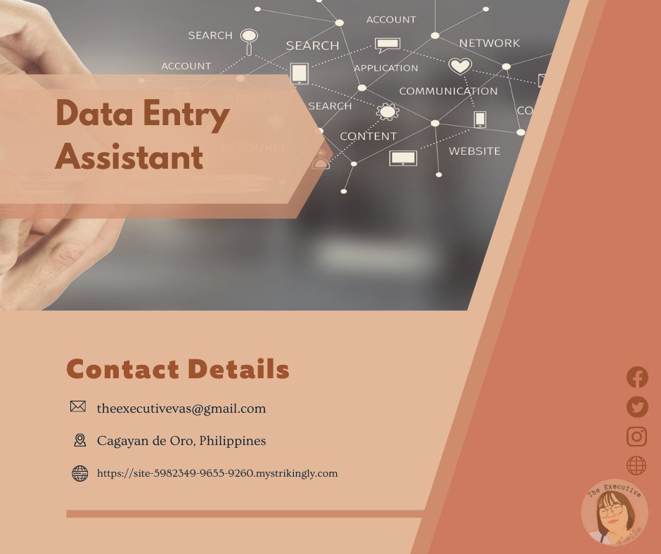 VAPringcess's tweet photo. For more data entry services, visit my website https://t.co/zY71FcpOhC

#Dataentry #dataentryexpert #datasecurity  #datarestristion #dataenrtyassistant #VirtualAssistant #Virtualassistance #Freelacnejourney #VApinay #GVA2021 https://t.co/85AvzmPKrT