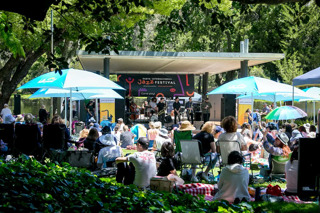 PerthJazzFest's tweet photo. We value your opinion! If you attended #perthjazzfest in Perth or Busselton this year, we'd love you to fill out this short survey, so we can keep improving and bring you an even better event in 2022! You'll also go in the running to win tickets: https://t.co/h4tkhFSCSs https://t.co/66F0q5XONA