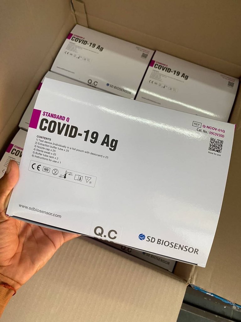 Pich2507's tweet photo. #พร้อมส่ง
ชุดตรวจโควิดStandard Q COVID-19Ag Test
♡︎ แบ่งขาย 1ชุด 180฿
♡︎ รับ5 ชุดขึ้นไป 170฿
♡︎ 1กล่อง มี 25ชุด 3900฿
📮 ส่งฟรีจ้า

#test #ตรวจโควิด #โควิด
 #โควิด19 #โควิดกรุงเทพ #ชุดตรวจcovid19 #ชุดตรวจโควิด19 #ชุดตรวจโควิด #ชุดตรวจโควิดพร้อมส่ง #ชุดตรวจโควิดด้วยตัวเอง https://t.co/7Kw45vZLpA